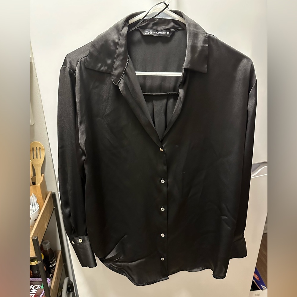 Zara Black Blouse